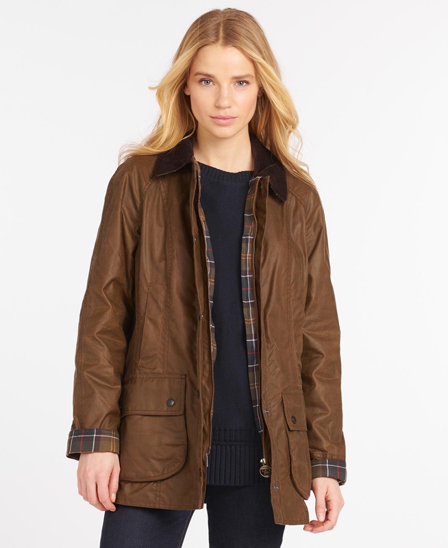 Barbour Beadnell® Women's Waxed Jackets Brown | IEFP-85206