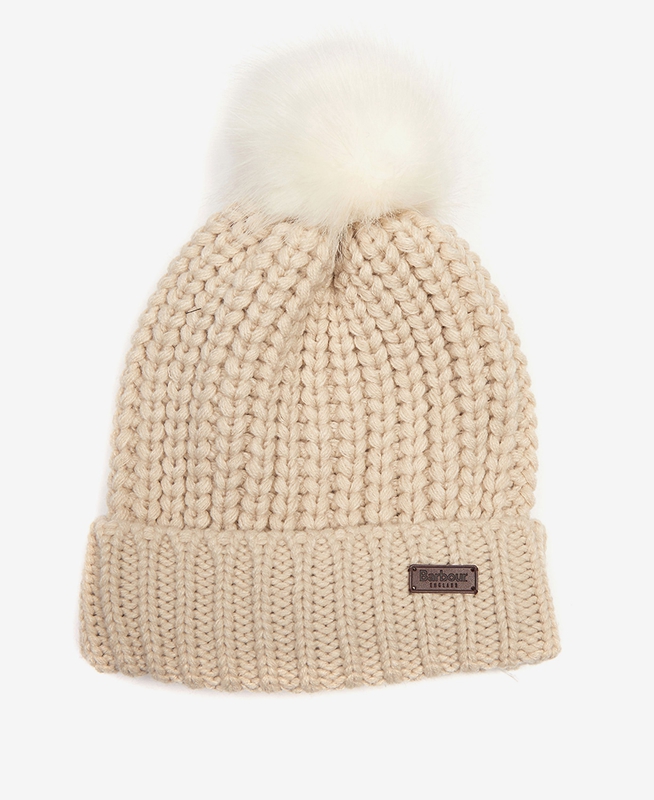 Barbour Beanie Saltburn Women's Hats Beige | RWCX-92315