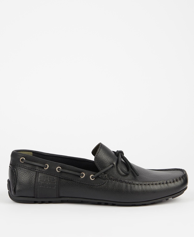 Barbour Clark Men's Loafers Black | SVPO-10278