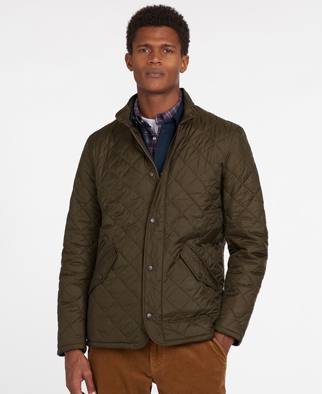 Barbour Flyweight Chelsea Men's Quilted Jackets Olive | EAYU-31764