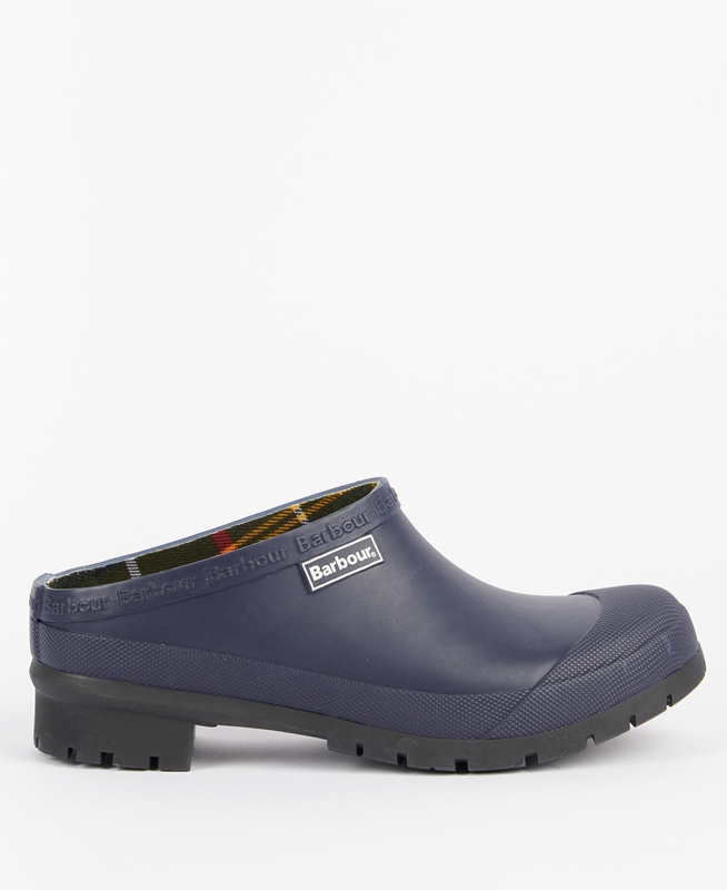 Barbour Quinn Women's Clogs Navy | UZGX-04512