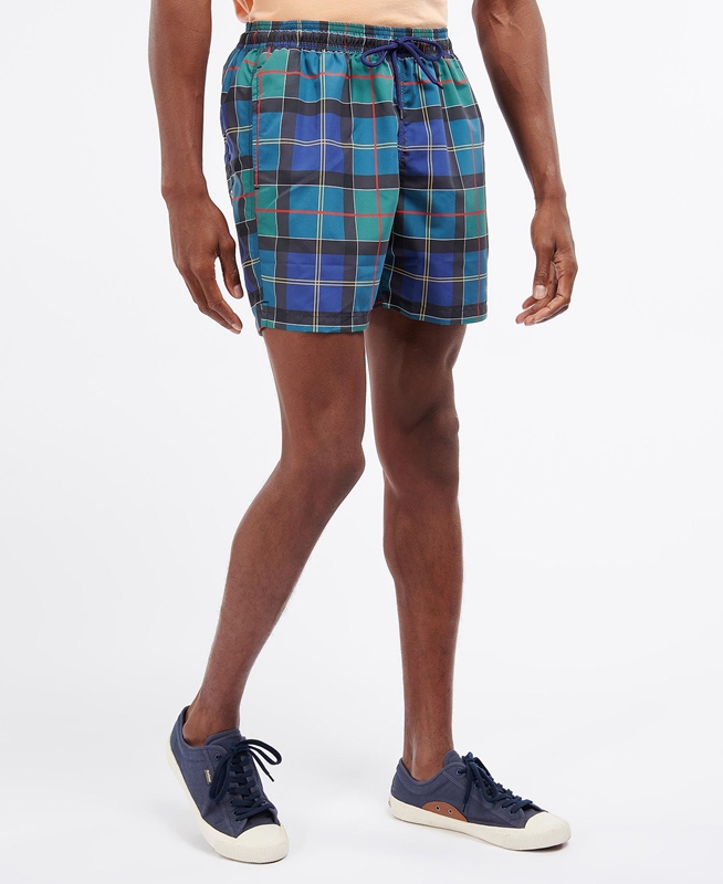 Barbour Tartan Swim Men's Pants Multicolor | LBCP-23950