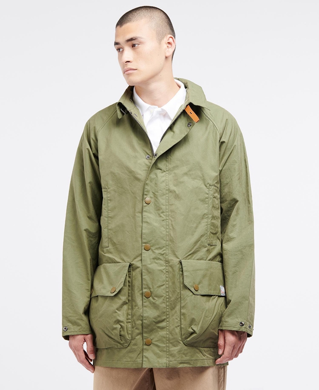 Barbour x Ally Capellino Back Men's Casual Jackets Olive | QOAI-39578