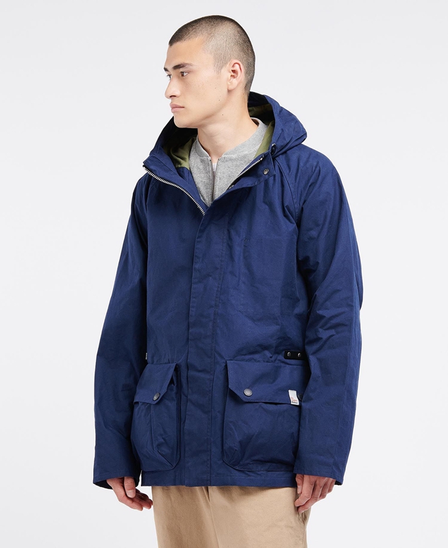 Barbour x Ally Capellino Ernest Men's Casual Jackets Navy | HYDV-37908