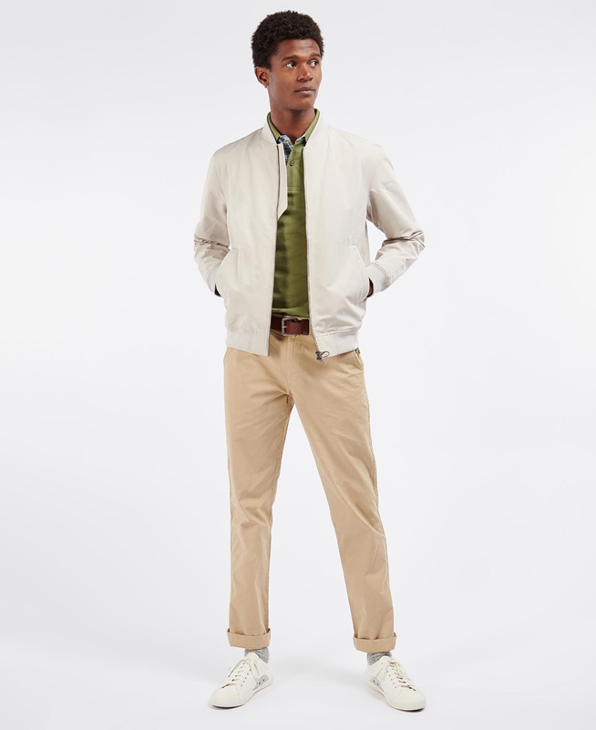 Barbour Ando Men's Casual Jackets Beige | OERY-29876