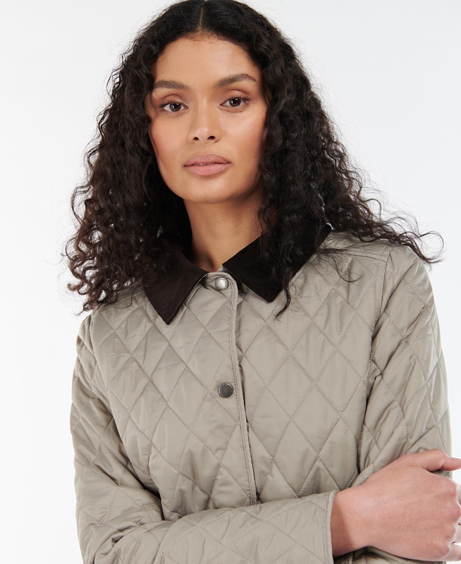 Barbour Annandale Women's Quilted Jackets Grey | DLUG-13507