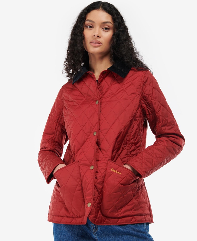 Barbour Annandale Women's Quilted Jackets Red | ZJCL-58694