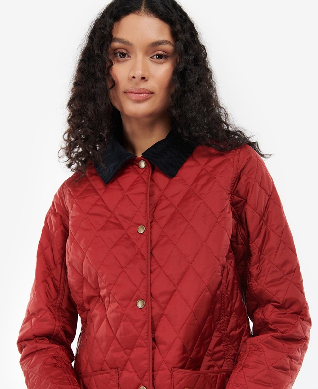 Barbour Annandale Women\'s Quilted Jackets Red | ZJCL-58694