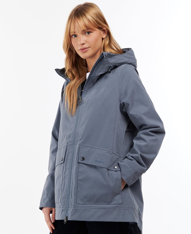 Barbour Armeria Women's Waterproof Jackets Blue | HZFK-04923