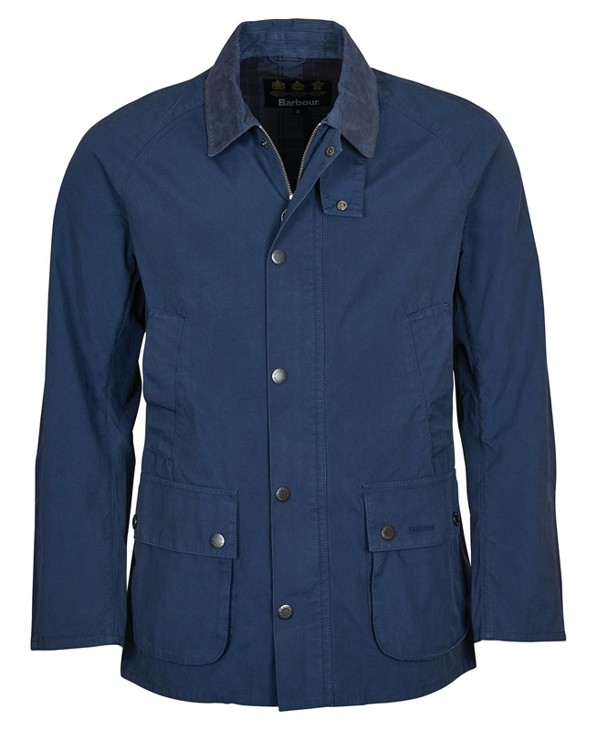 Barbour Ashby Men's Casual Jackets Blue | ULNC-24516