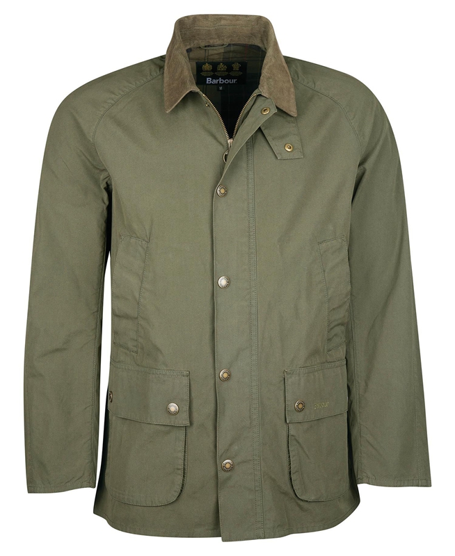 Barbour Ashby Men's Casual Jackets Olive | VXRC-47390