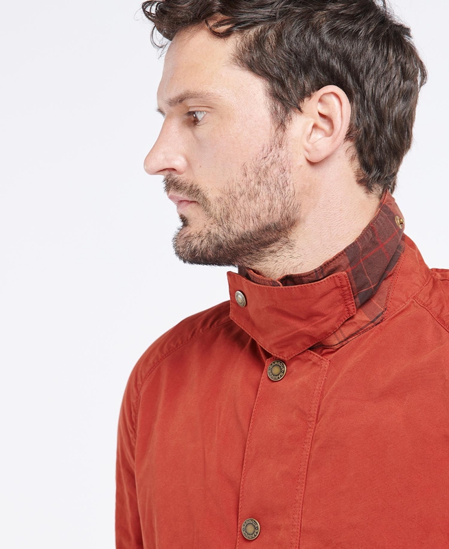 Barbour Ashby Men's Casual Jackets Orange | LFAD-03576