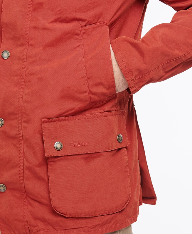 Barbour Ashby Men's Casual Jackets Orange | LFAD-03576