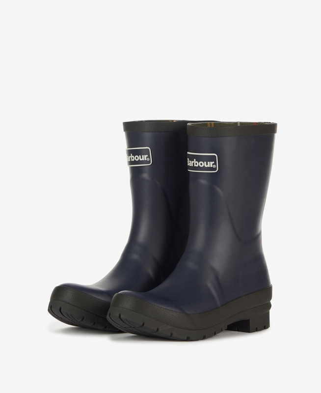 Barbour Banbury Wellington Women's Boots Navy | HWJN-03578