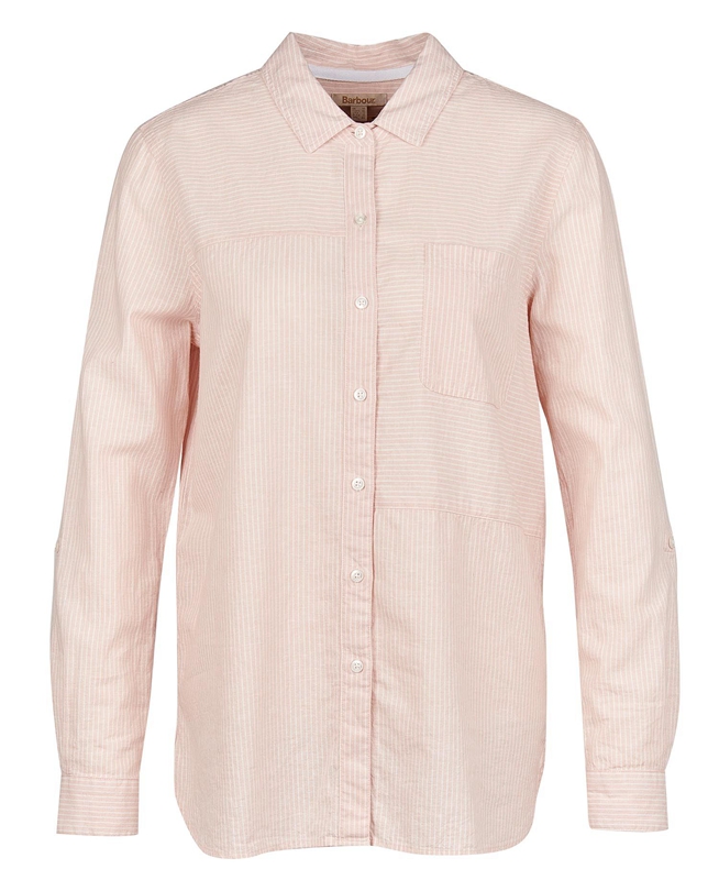 Barbour Beachfront Women's Shirts Pink | PJIK-68172