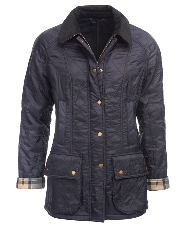 Barbour Beadnell Polarquilt Women's Quilted Jackets Navy | WDZR-96231