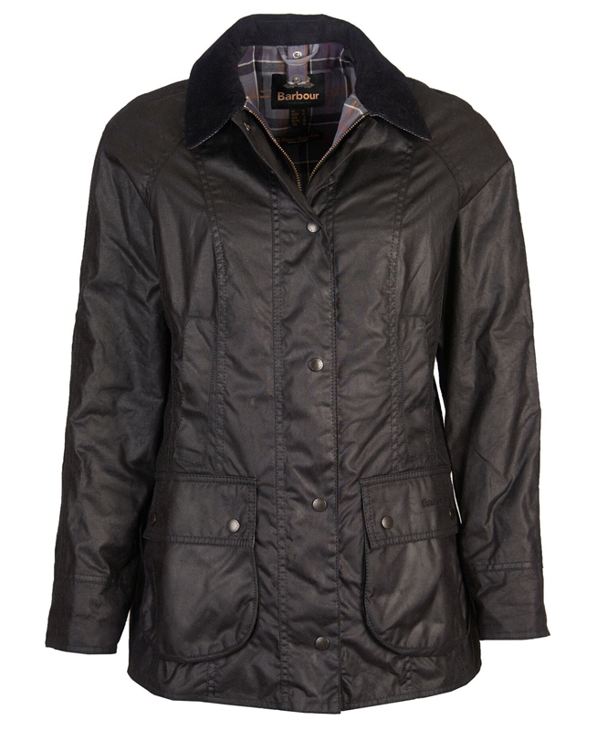 Barbour Beadnell® Women's Waxed Jackets Black | EHCY-10342