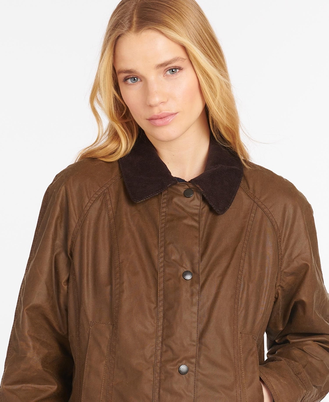 Barbour Beadnell® Women's Waxed Jackets Brown | IEFP-85206