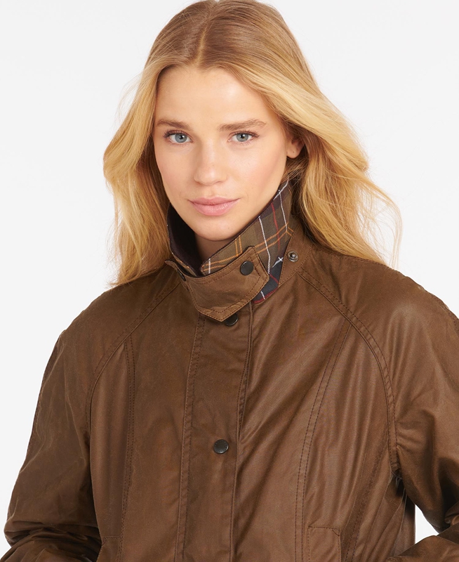 Barbour Beadnell® Women's Waxed Jackets Brown | IEFP-85206