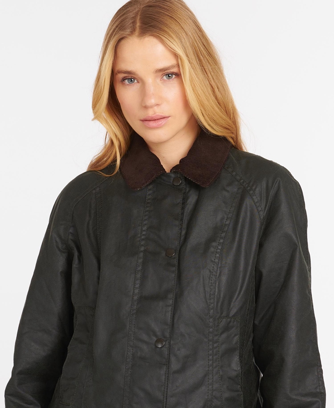 Barbour Beadnell® Women's Waxed Jackets Black | YNDP-70142