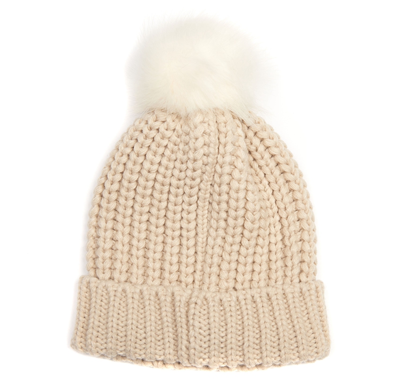 Barbour Beanie Saltburn Women's Hats Beige | RWCX-92315