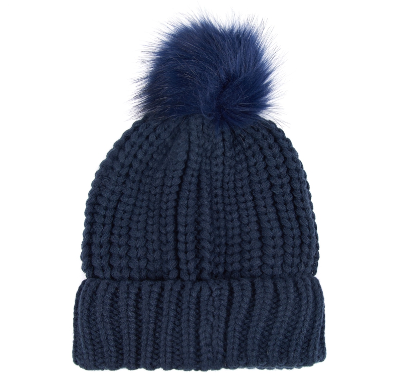 Barbour Beanie Saltburn Women's Hats Blue | CFYV-71034