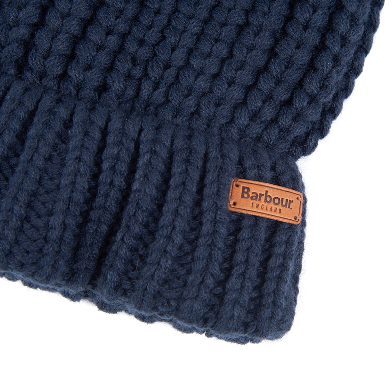 Barbour Beanie Saltburn Women's Hats Blue | CFYV-71034