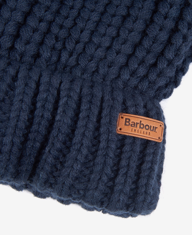 Barbour Beanie Saltburn Women's Hats Blue | CFYV-71034