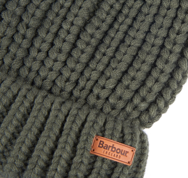 Barbour Beanie Saltburn Women's Hats Green | CNRE-68524