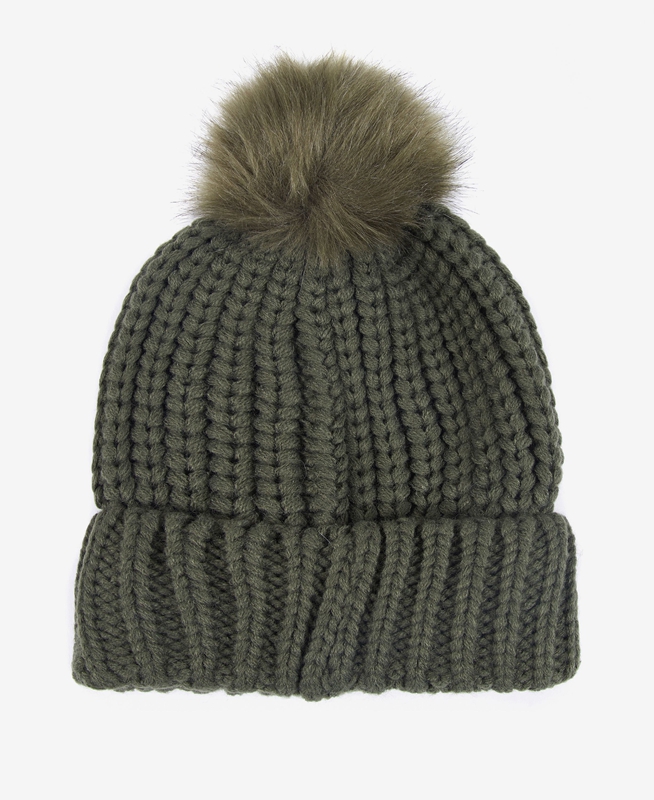 Barbour Beanie Saltburn Women's Hats Green | CNRE-68524