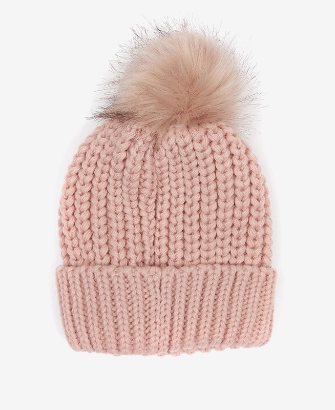 Barbour Beanie Saltburn Women's Hats Pink | FJBD-64593