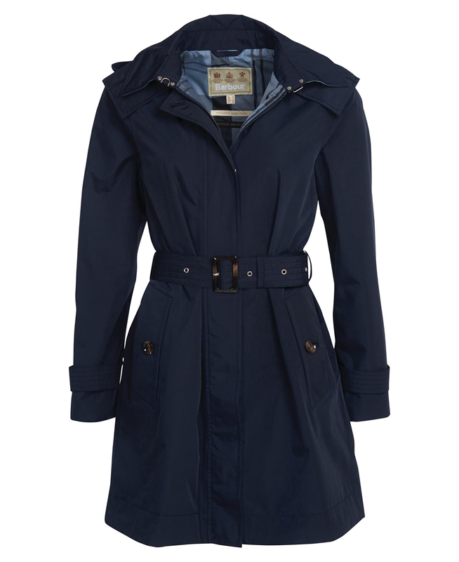 Barbour Beatrice Women's Waterproof Jackets Navy | QLKS-43065