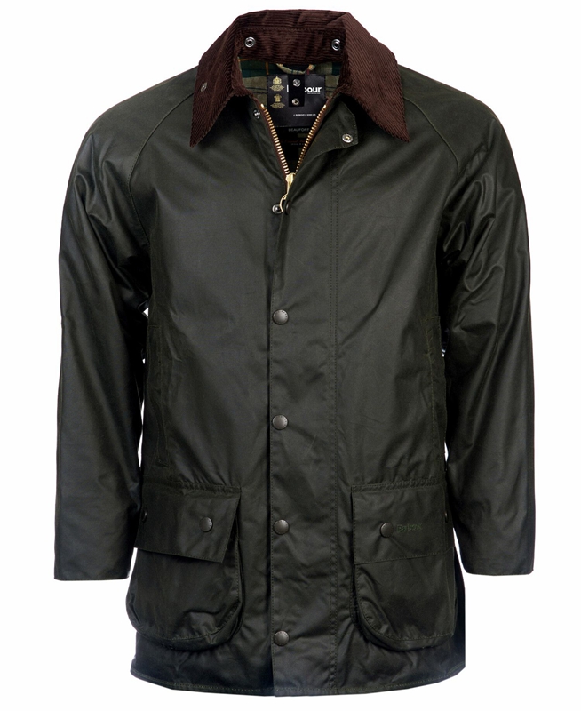 Barbour Beaufort® Men's Waxed Jackets Black | BDJH-03861