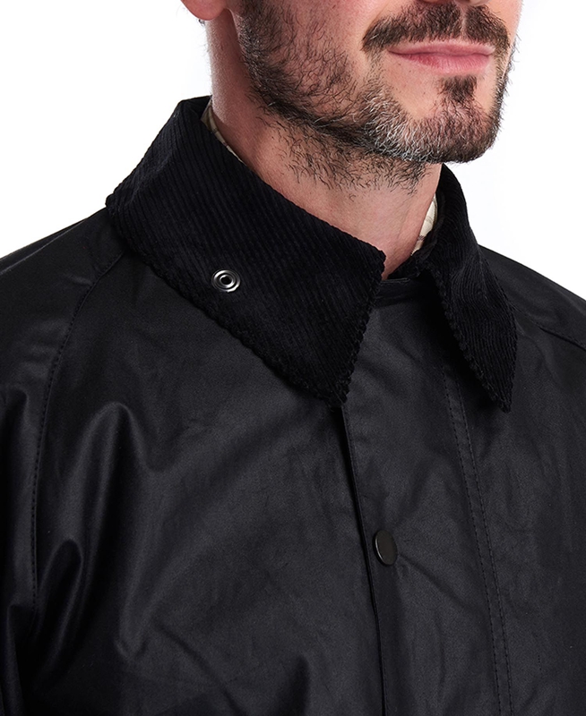 Barbour Beaufort® Men's Waxed Jackets Black | PZCL-63084