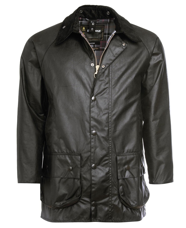 Barbour Beaufort® Men's Waxed Jackets Black | PZCL-63084