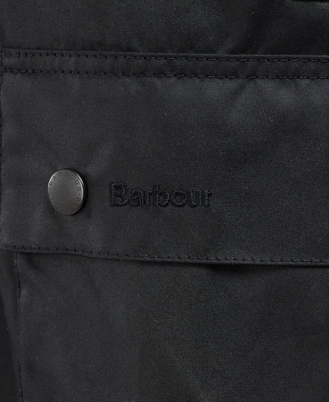 Barbour Beausby Men's Waxed Jackets Black | PTKR-59872