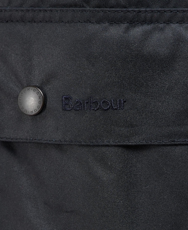 Barbour Beausby Men's Waxed Jackets Navy | MJZN-40129