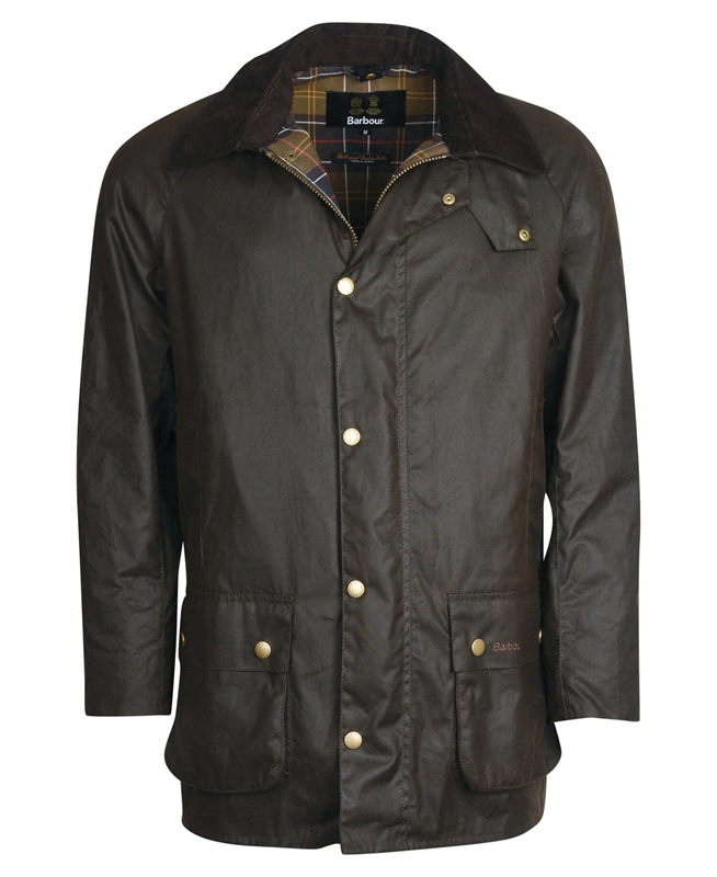 Barbour Beausby Men's Waxed Jackets Olive | KOEU-36028