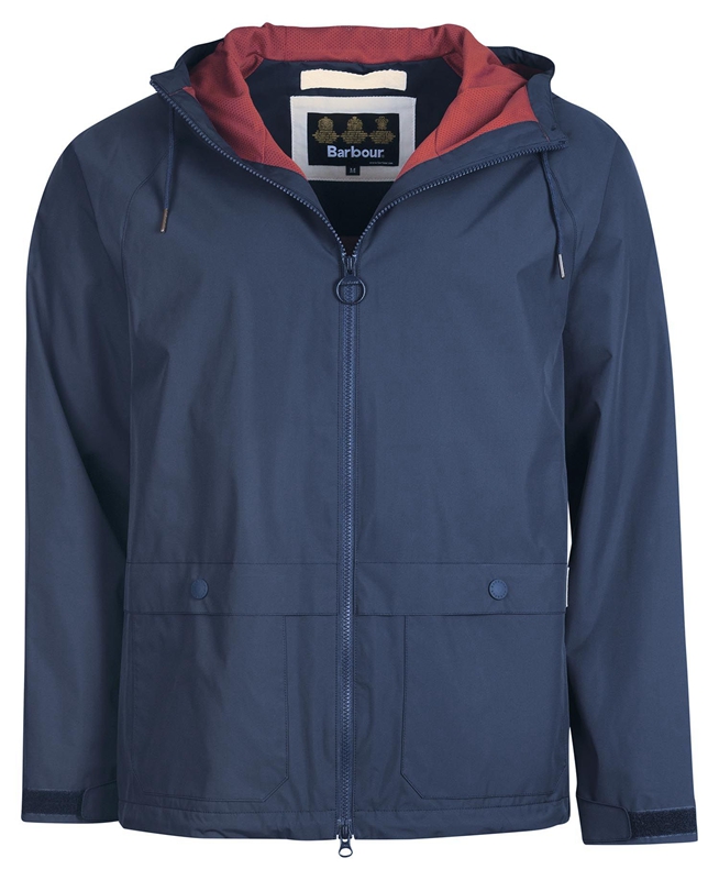 Barbour Begral Showerproof Men's Casual Jackets Navy | JXYT-19350