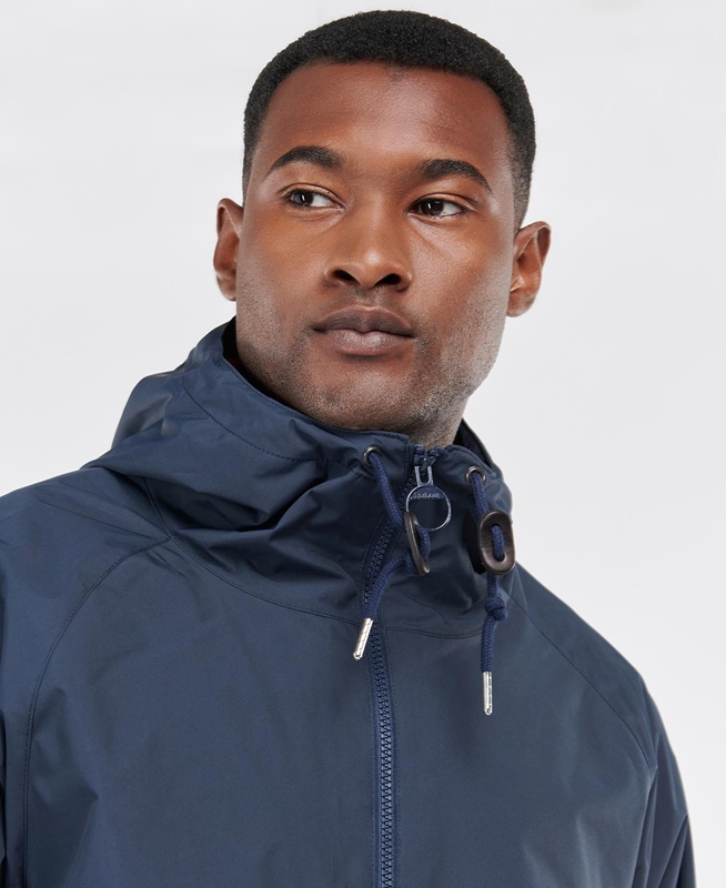 Barbour Begral Showerproof Men's Casual Jackets Navy | JXYT-19350