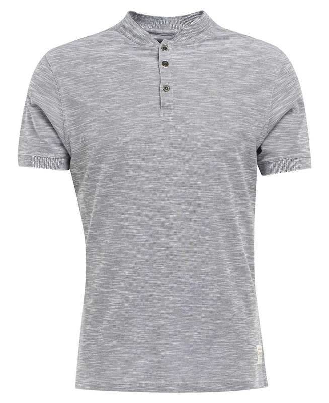 Barbour Belgrave Sport Neck Men's T Shirts Grey | RAWN-40351