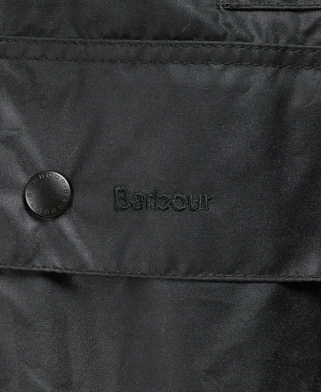 Barbour Border® Men's Waxed Jackets Black | ZVRM-76329