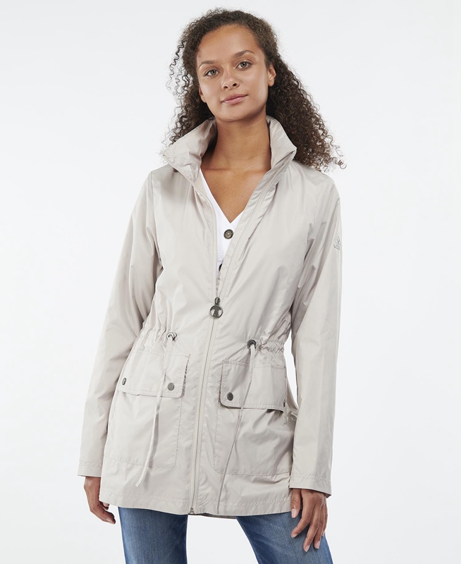 Barbour Campion Showerproof Women's Casual Jackets Grey | TULB-70386