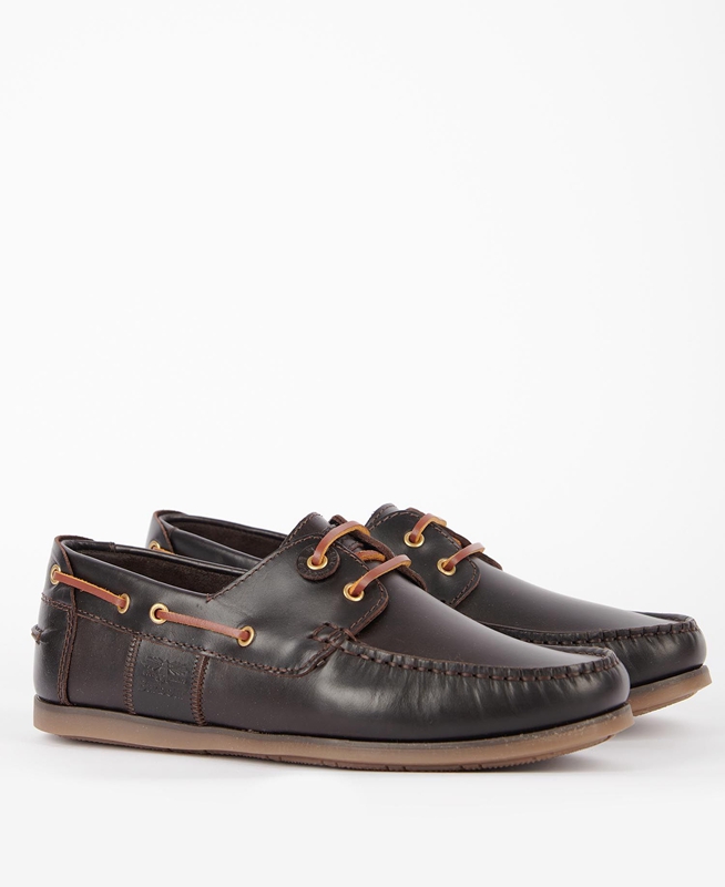 Barbour Capstan Men's Loafers Coffee | KHIZ-58379