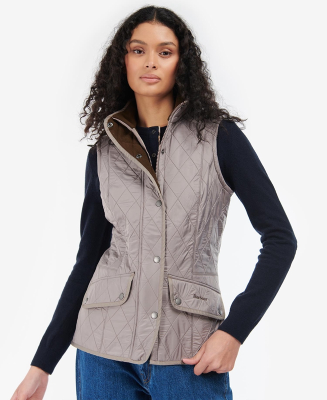 Barbour Cavalry Women's Vest Grey | POEH-58729