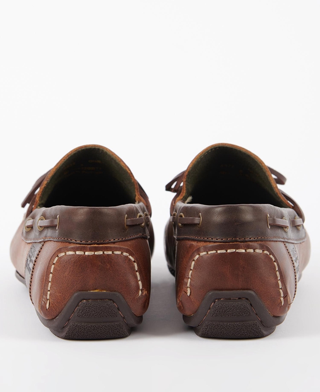 Barbour Clark Men's Loafers Brown | ABZW-16985