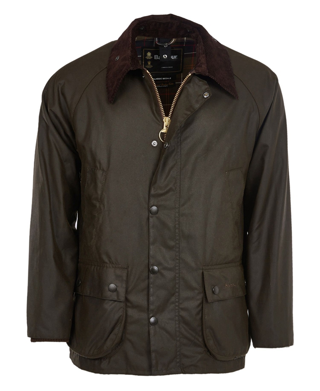 Barbour Classic Bedale® Men's Waxed Jackets Black | CNHT-39621