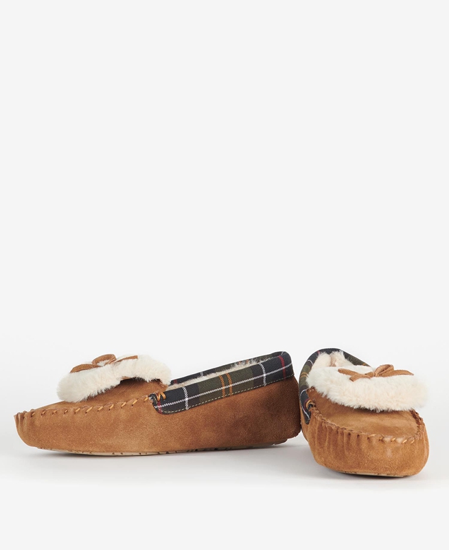 Barbour Darcie Women's Slippers Beige | CQOP-57413