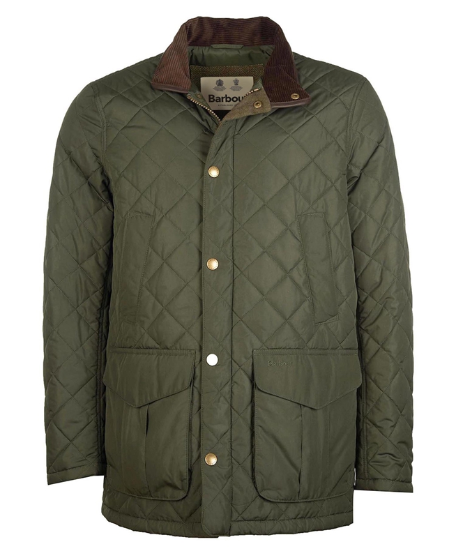 Barbour Devon Men's Quilted Jackets Green | RBVX-59761