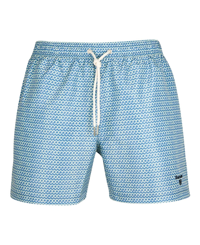 Barbour Diamond Geo Swim Men's Pants Blue | FGBK-27589